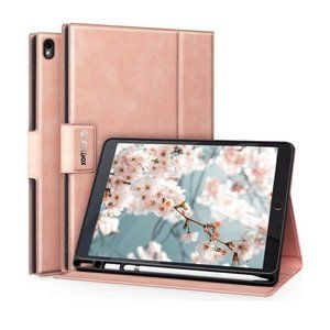 Antbox Case For IPad Pro 11” Leather Smart Cover With Pen Holder in Pink